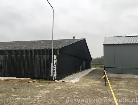 asbestrenovatie bedrijfspand en nieuwe damwand